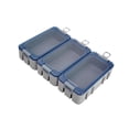 thumbnail image 4 of DYNWAVECA 3 Pieces Fishing Accessories Box Fly Fishing Box Waterproof Fishing Lure Box gray, 4 of 10