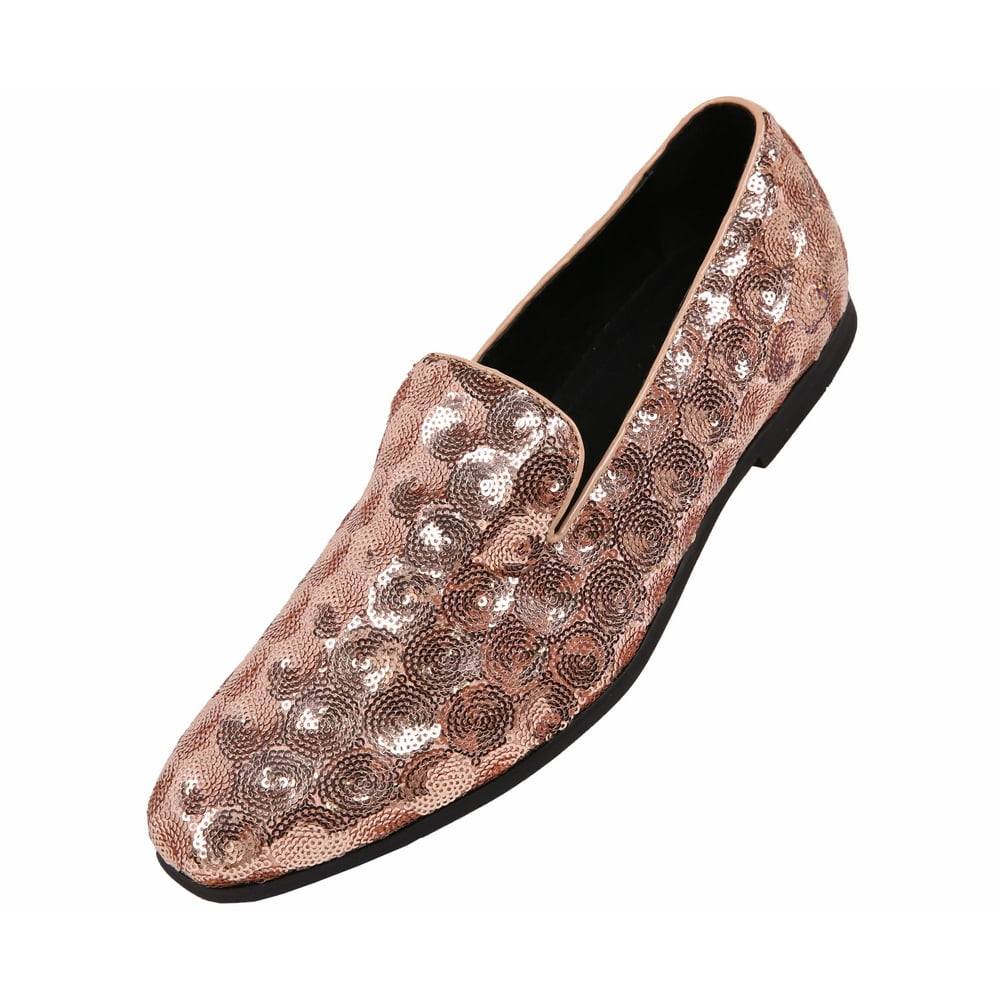 rose gold tuxedo shoes
