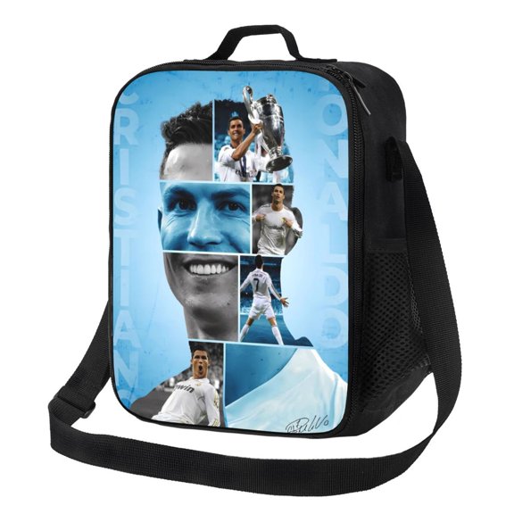 Insulated Lunch Pail for On-the-go, Retain Temp Food Transporter with Crossbody Strap, Reusable Cooler for Field and Excursions