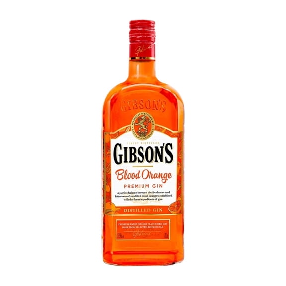 Ginebra Gibson's blood orange premium destilada 700 ml
