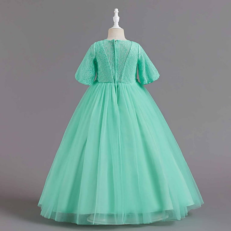 Lilgiuy Baby Girls Middle-aged Girl Maxi Dress Vintage Photo Gown Spring Summer Tulle Flower Fairy Style Dress for 5-14y, Infant Girl's, Size: 11-12 Lilgiuy Baby Girls Middle-aged Girl Maxi Dress Vintage Photo Gown Spring Summer Tulle Flower Fairy Style Dress for 5-14y, Infant Girl's, Size: 11-12