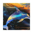 thumbnail image 3 of Dolphin Swim Seascape - Canvas, 3 of 25
