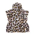 thumbnail image 1 of Mud Pie Poncho para niño pequeño Leopardo rosa 2T-5T, 1 of 3