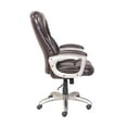 thumbnail image 3 of Serta Big & Tall Bonded Leather Commercial Office Chair with Memory Foam, Brown, 3 of 6