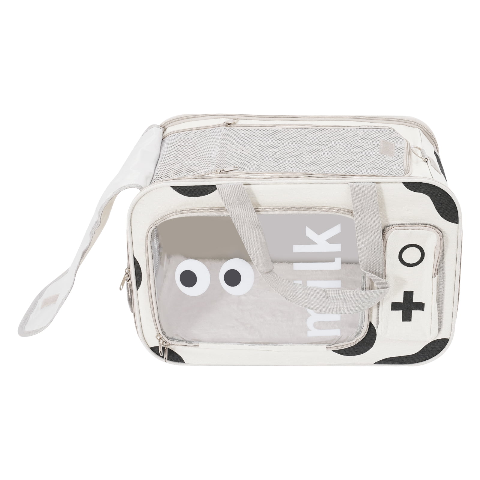 Travel Pet Carrier, Pet Bag for Cats, Rectangular Pet Backpack Carrier 48*25*32cm