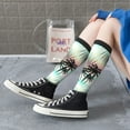 thumbnail image 5 of Rocae Tropical Summer Palm for Novelty Casual compression Socks For Women Men Contrast Color Stockings, 5 of 6