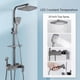 thumbnail image 1 of Grey Piano Key Shower Set Bathroom High Pressure Rainfall Brass Shower System Digital Bathtub Faucet Full Kit Temperature Shower My Lux Decor Round, 1 of 32