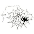 thumbnail image 3 of Luces de telaraña de Halloween con 8 modos de iluminación, luz LED cálida, decoraciones de Halloween para setos de jardín, cercas, porches y paredes., 3 of 14
