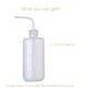 thumbnail image 3 of Botella de riego para plantas domésticas, regadera, botella rociadora, botella de enjuague de plástico para extensión de pestañas, lavado de ojos, laboratorio de tatuajes (1 unidad) Ormromra WMZY-944-2, 3 of 4