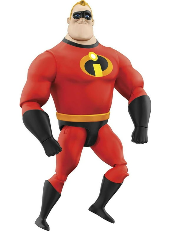 Disney and Pixar The Incredibles Mr. Incredible Action Figure, Collectible Toy, 7-in Scale