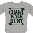 thumbnail image 4 of Inktastic Bow Hunting Crawl Walk Hunt Boys or Girls Long Sleeve Baby Bodysuit, 4 of 5