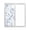 Blue, variant on White Blue Spring Floral Window Privacy Film, Summer Birds Botanical Static Cling UV Sun Blocking Tint Film Heat Control Windows Films for Bedroom Bathroom, Window Stickers 23.6"x59"