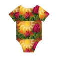 thumbnail image 2 of Rocae Rose Psychedelic for Baby Climbing Clothes Soft Baby Romper for Active Infants Comfortable and Breathable Crawling Jumpsuit Unisex Baby Outfit, 2 of 8