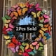 thumbnail image 1 of 2x de mariposas s de 15 pulgadas para puerta delantera, pared, ventana, de mariposas revoloteando viento, coronas, ,, 1 of 9
