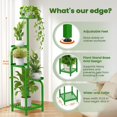 thumbnail image 4 of Soporte Alto para Plantas de 5 Niveles Interior/Exterior | Estante de Esquina Resistente para Plantas y Decoración | Estante Metálico Ahorrador de Espacio para Balcón, Jardín, Sala, Terraza, 4 of 9