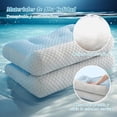 thumbnail image 4 of Almohada Memory Foam, Almohada Cervical para Aliviar el Dolor de Cuello, Almohadas Ortopédicas Ergonómicas, Fresca y Cómoda, Almohadas Individuales para Dormir de Lado, Boca Arriba y Boca Abajo, 4 of 6