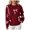 Wine, variant on vigerkar Fall Long Sleeve Pullover Sweaters for Women 2025 Trendy Crewneck Casual Cute Bow Chunky Knit Sweater (Wine, M)