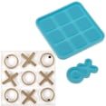 thumbnail image 3 of Tic Tac Toe Resin Mold XO Board Game Silicone Molds Game Epoxy XO Casting Mold, 3 of 11