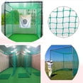 thumbnail image 3 of Golf Practice Net Heavy Duty Netting Rope Border Sports Barrier Training Mesh Golf Training Accessories 2x2Meters,1 x Golf Practice Barrier Net,Green, 3 of 8