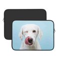 thumbnail image 3 of Bingfone Puppy Licks Nose Laptop Sleeve Case 13 Inch, 360° Protective Computer Carrying Bag, 3 of 9