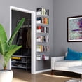 thumbnail image 3 of Wallniture Bali - Estantes flotantes en forma de U para pared, estantes de almacenamiento para CD, DVD y estantería de metal, color blanco, juego de 6, 3 of 8