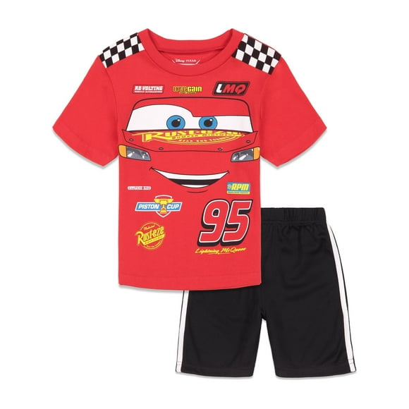Set de ropa Disney Pixar Cars Lightning McQueen para niños