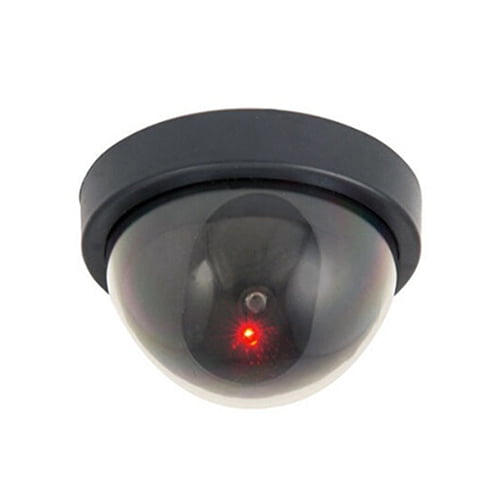 4Fake Decoy Dome Camera Home Dummy Security CCTV Warning LED Surveillance Safety 