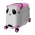 thumbnail image 1 of TUCCI Italy Valise à Chevaucher Panda pour Enfants, Coque Rigide, Bagage à Main Léger avec Roues - Pink, 1 of 7