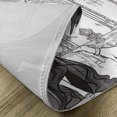 thumbnail image 5 of Ambesonne Teen Room Place Mats Set of 4, Fashion Woman Victorian, Standard Size, Dark Grey and White, 5 of 6