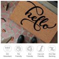 thumbnail image 3 of Felpudo de Fibra de Coco Better Trends 46x76 cm con Base Antideslizante para Exterior, 3 of 5