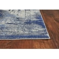 thumbnail image 6 of 3' x 5' Ice Blue Abstract Brushstrokes Area Rug, 6 of 11