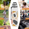thumbnail image 7 of Spots Blocks Sports Water Bottle Portable Travel Mug 32oz BPA Free Leak Proof Straw Transparent Tritan for Gym Yoga Cycling Camping, 7 of 7