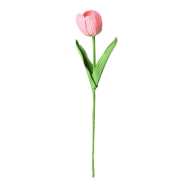 Tulipán artificial de tacto real de 35 cm de PU, tulipán artificial realista con tallo largo para bodas, hogar, centro de mesa, decoración de jardín de primavera.