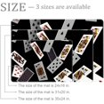 thumbnail image 2 of Indoor Doormat for Home Entrance Entry Way 24"x16" Poker Non Slip Welcome Mat 3D Digital Print Machine Washable Outdoor Rugs, 2 of 7