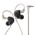 thumbnail image 1 of Injueey Auriculares intrauditivos con Cable desmontable de 3,5mm, auriculares con cancelación de ruido para teléfono, auriculares dinámicos de 2 pines Electrónica negro normal, 1 of 6