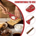 thumbnail image 3 of Christmas Silicone Spatula Baking Scrapers Pancakes Cooking Wood Wooden Utensils Tree Decorating Tools, 3 of 6