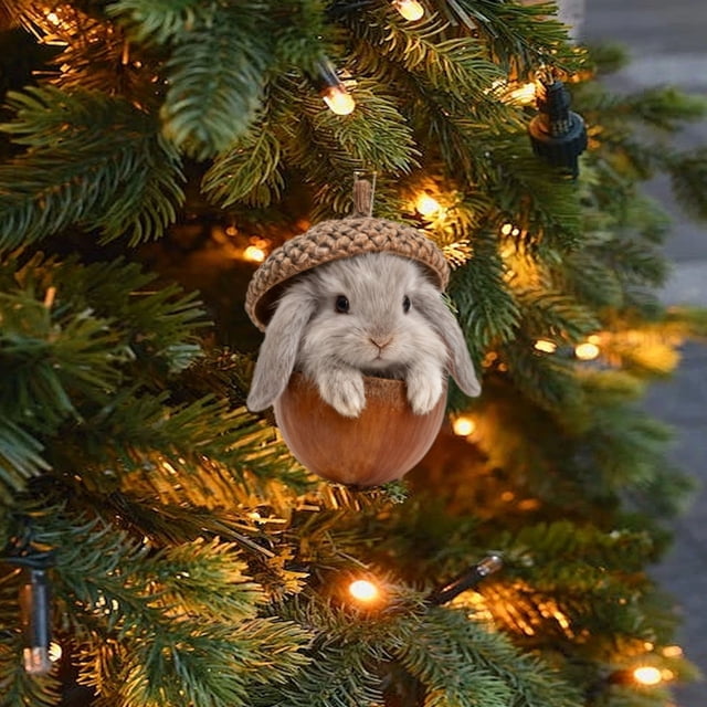 10cm Forest Animals Decoration Christmas Tree Pendant Holiday Gift