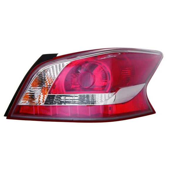 KAI New CAPA Certified Standard Replacement Passenger Side Tail Light Assembly, Fits 2015-2015 Nissan Altima