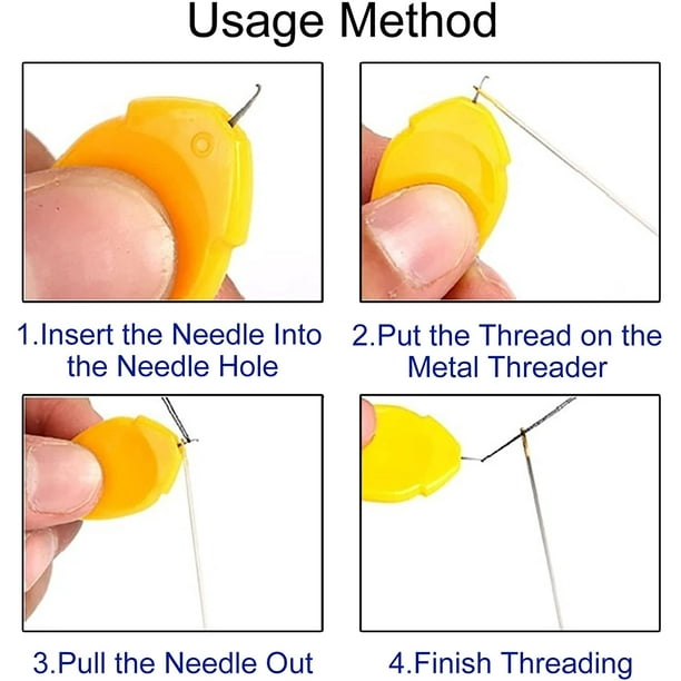 40 Pcs Needle Threaders, Plastic Needle Threaders For Sewing, Plastic Diy  Threader, Cross Stitch Needle Threaders, Thread Sewing Needle Threader, For