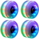 thumbnail image 1 of LED Light Wheels for Roller Skates 4-pack, Luminous with Roller Skate Bearings, Quad Roller Skate Wheels for Quad Skating, 1 of 5