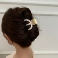 thumbnail image 7 of Cheers.US Acetic Acid Small Hair Claw High Horsetail Meatball Head Hair Clip Women Girls Back Head Hair Pin Versatile Hair Accessories, 7 of 7