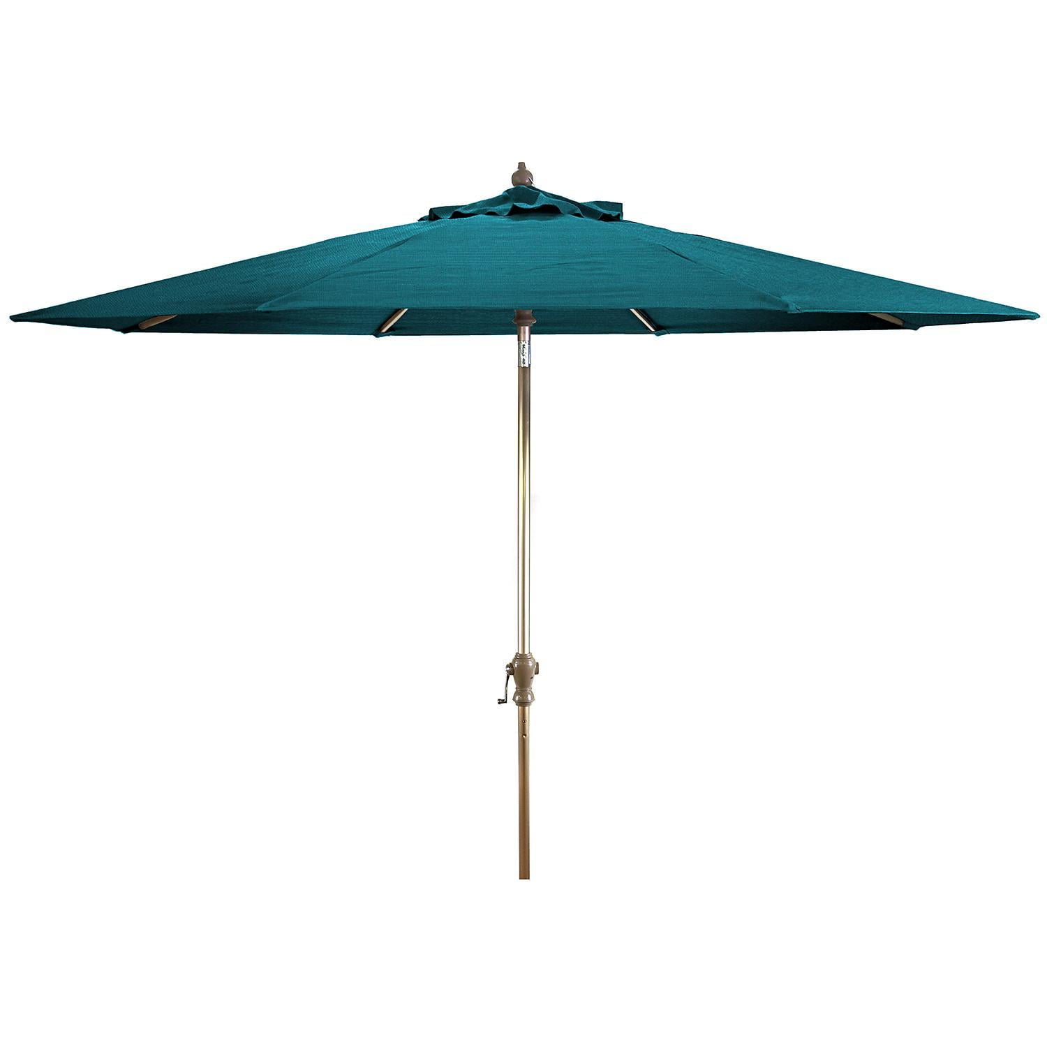 9 Sunbrella Market Umbrella Spectrum Peacock Color Walmart Com Walmart Com