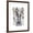 Brown Frame, variant on Art.com Rabbit Time Art Print by Fab Funky, 12" x 16"