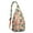 Rose-gold-4, variant on Tropical Pineapple Sling Backpack – Aesthetic Hawaiian Fruit Print Crossbody Daypack for Women, Teens & Summer Lovers – Cute Pineapple & Flower Design Bag for Travel, Beach, Hiking & Vacation Vibes