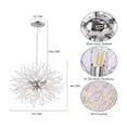 thumbnail image 3 of Lámpara Colgante Candelabro De Cristal 8 Luces plata, 3 of 5