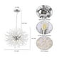thumbnail image 3 of Lámpara Colgante Candelabro De Cristal 8 Luces plata, 3 of 5