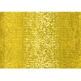 thumbnail image 1 of Ahgly Company Indoor Rectangle Abstract Yellow Contemporary Area Rugs, 2' x 4', 1 of 4