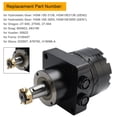 thumbnail image 2 of Hydraulic Wheel Motor for Scag 483190 Hydro Gear HGM-15E-3138 Ferris 5100407, 2 of 14