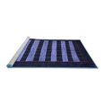 thumbnail image 2 of Ahgly Company Machine Washable Indoor Rectangle Abstract Blue Modern Area Rugs, 8' x 12', 2 of 4