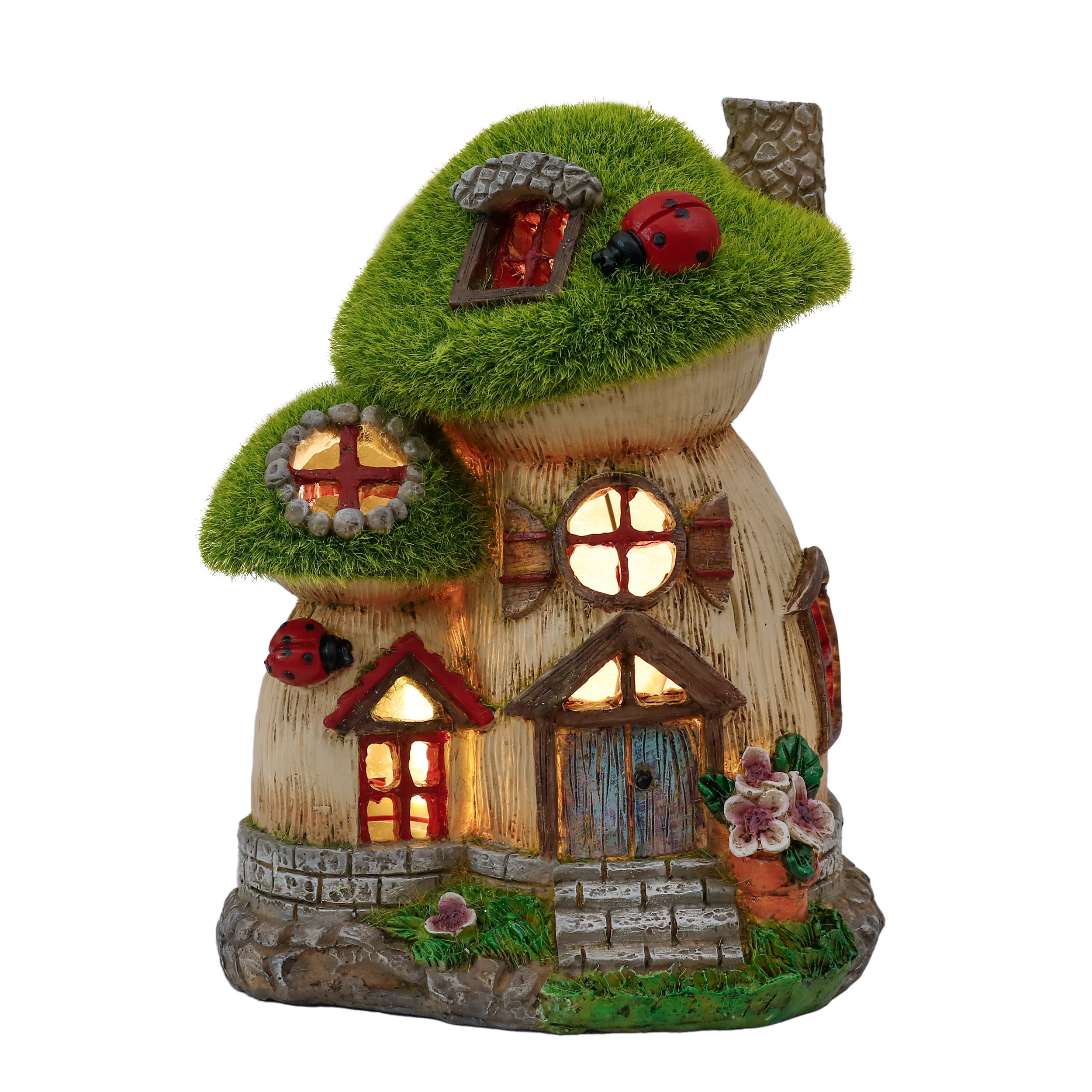 6 Unicorn Fairy Garden Kit & Miniature Tree House Figurines Mini Garden Decor 